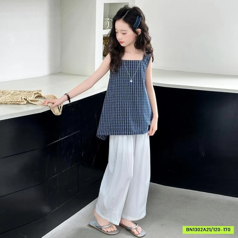 SÉT ÁO VÁY 2 DÂY MIX BAGGY TRẮNG SZ ĐẠI