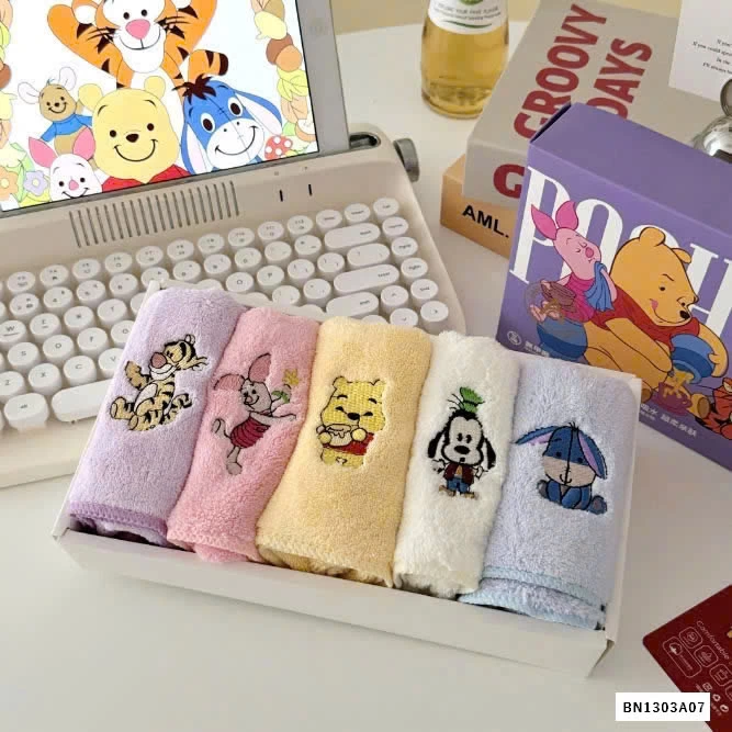 SÉT 5 KHĂN MẶT SIÊU MỀM CHO BÉ