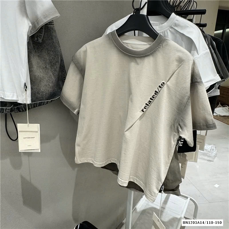 ÁO THUN LOANG CHỮ CHÉO SZ ĐẠI