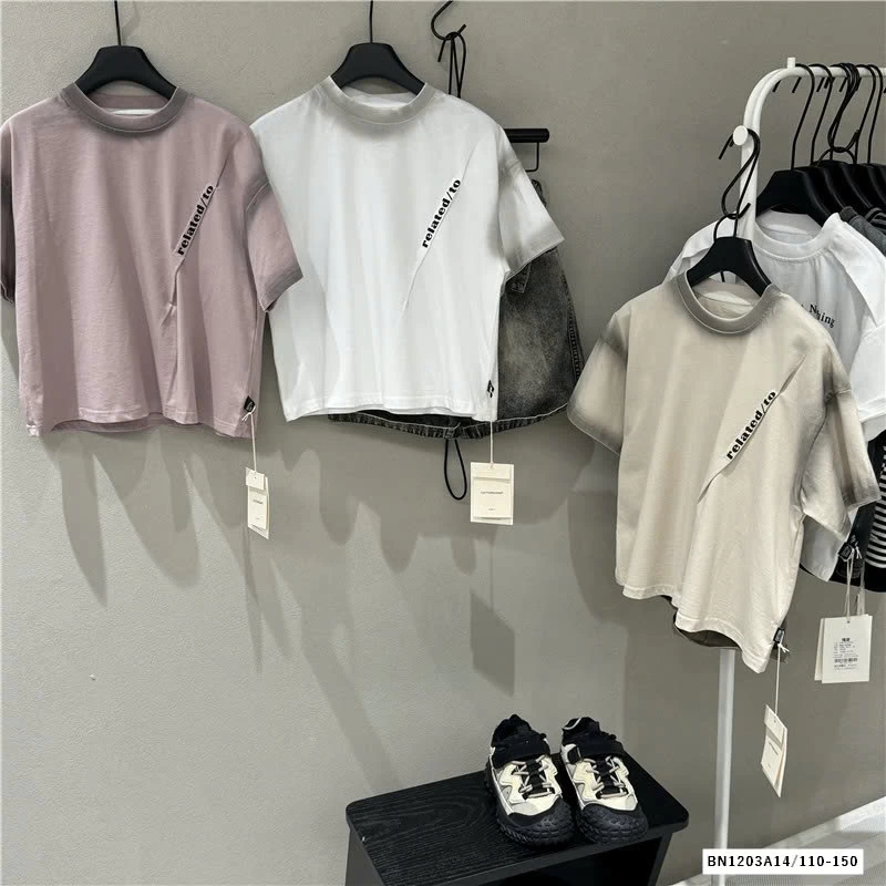 ÁO THUN LOANG CHỮ CHÉO SZ ĐẠI