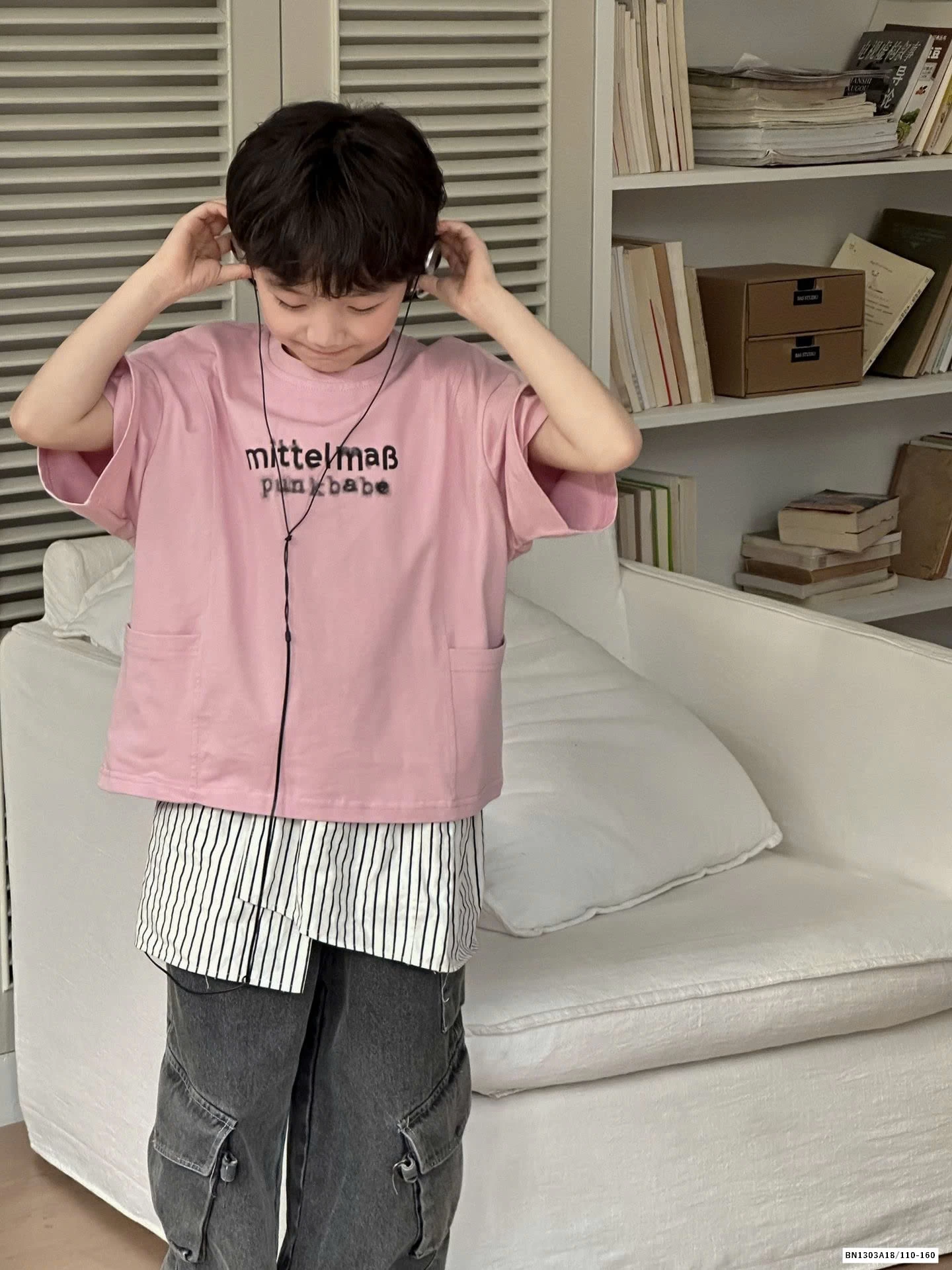 ÁO THUN HỒNG IN HÌNH