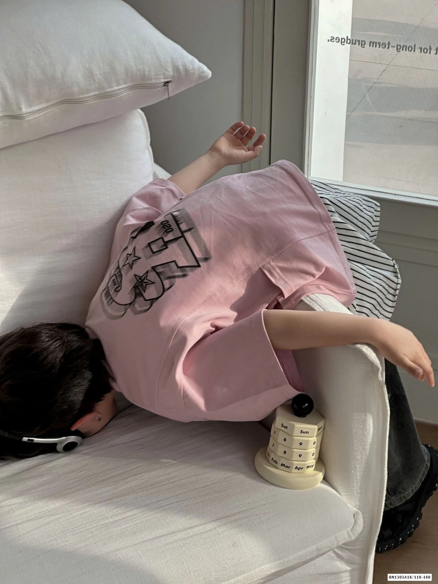 ÁO THUN HỒNG IN HÌNH