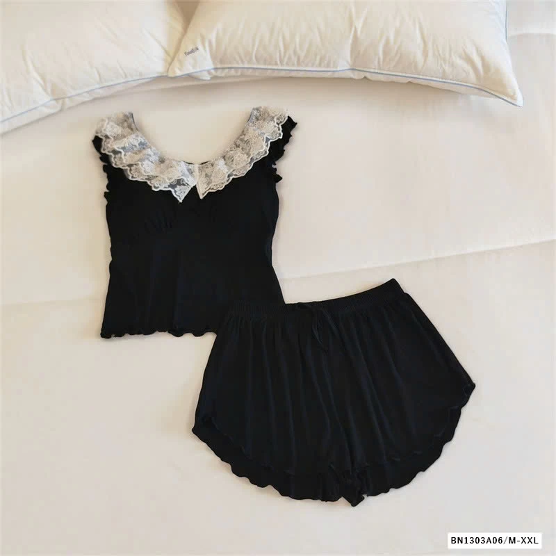 BỘ NGỦ VIỀN REN CÓ ĐỆM NGỰC NỮ