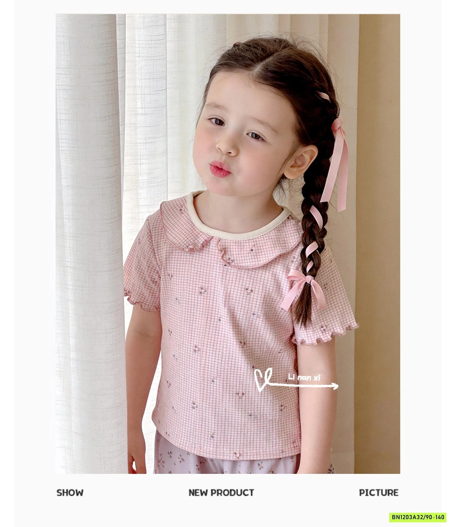 SÉT 2 ÁO CỔ SEN TIỂU THƯ LINANXI