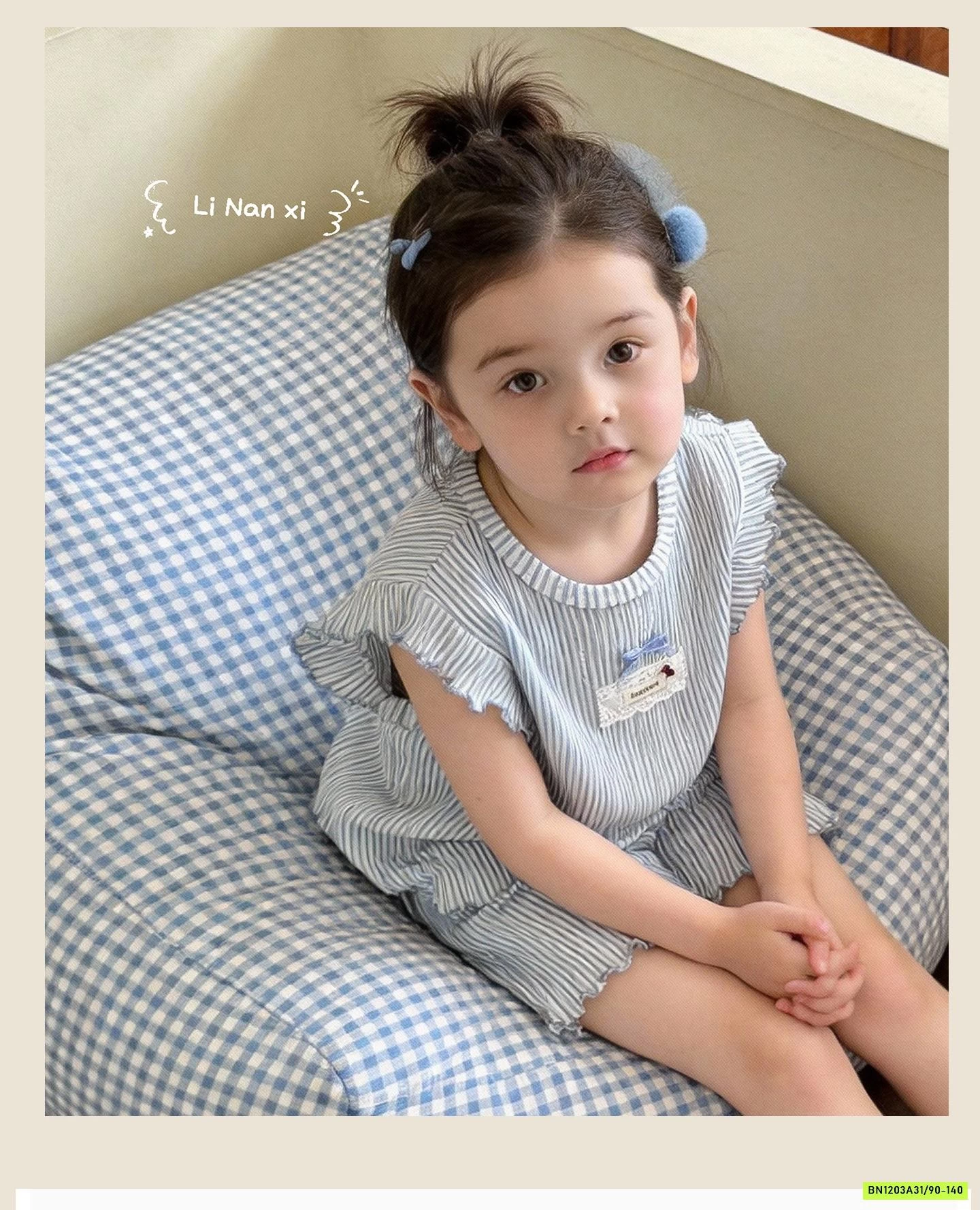 BỘ SÁT NÁCH QUẦN LÕE VIỀN BÈO HOA NHÍ LINANXI