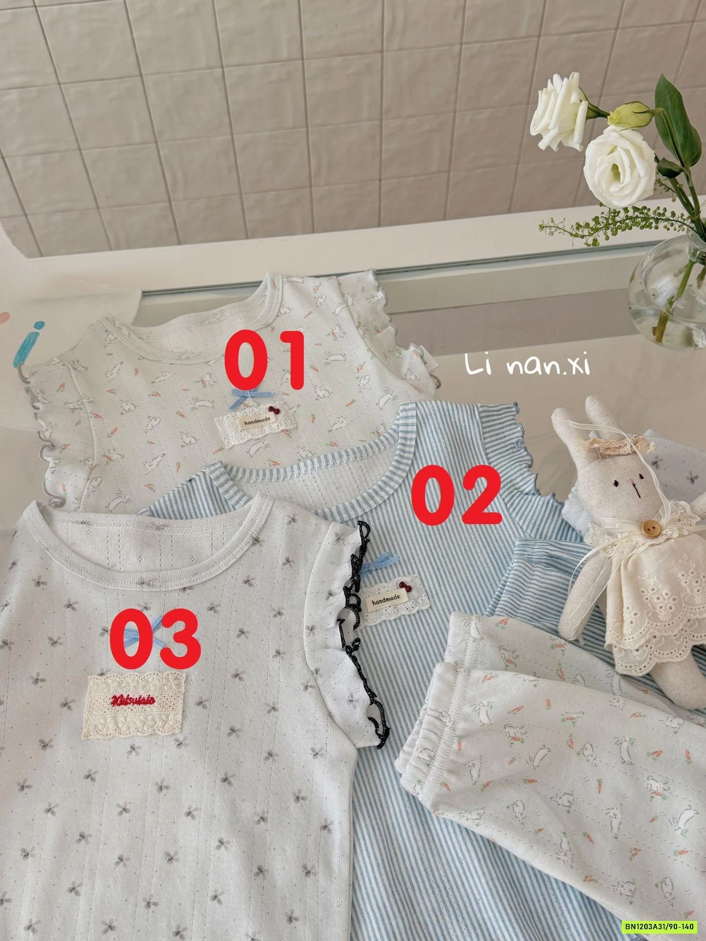 BỘ SÁT NÁCH QUẦN LÕE VIỀN BÈO HOA NHÍ LINANXI