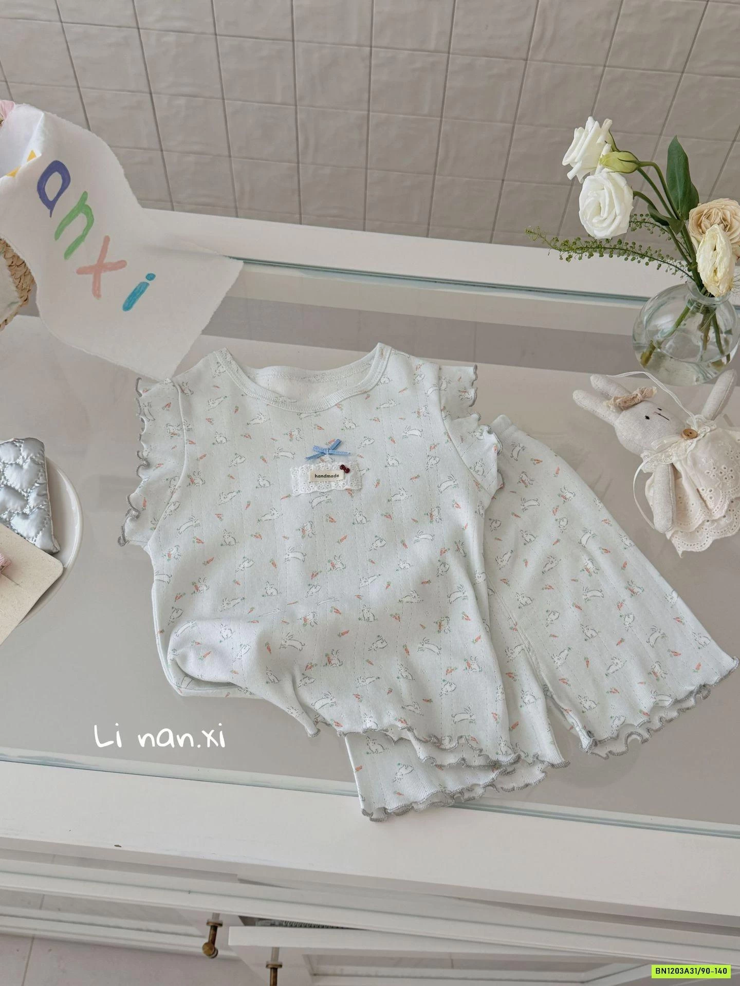 BỘ SÁT NÁCH QUẦN LÕE VIỀN BÈO HOA NHÍ LINANXI