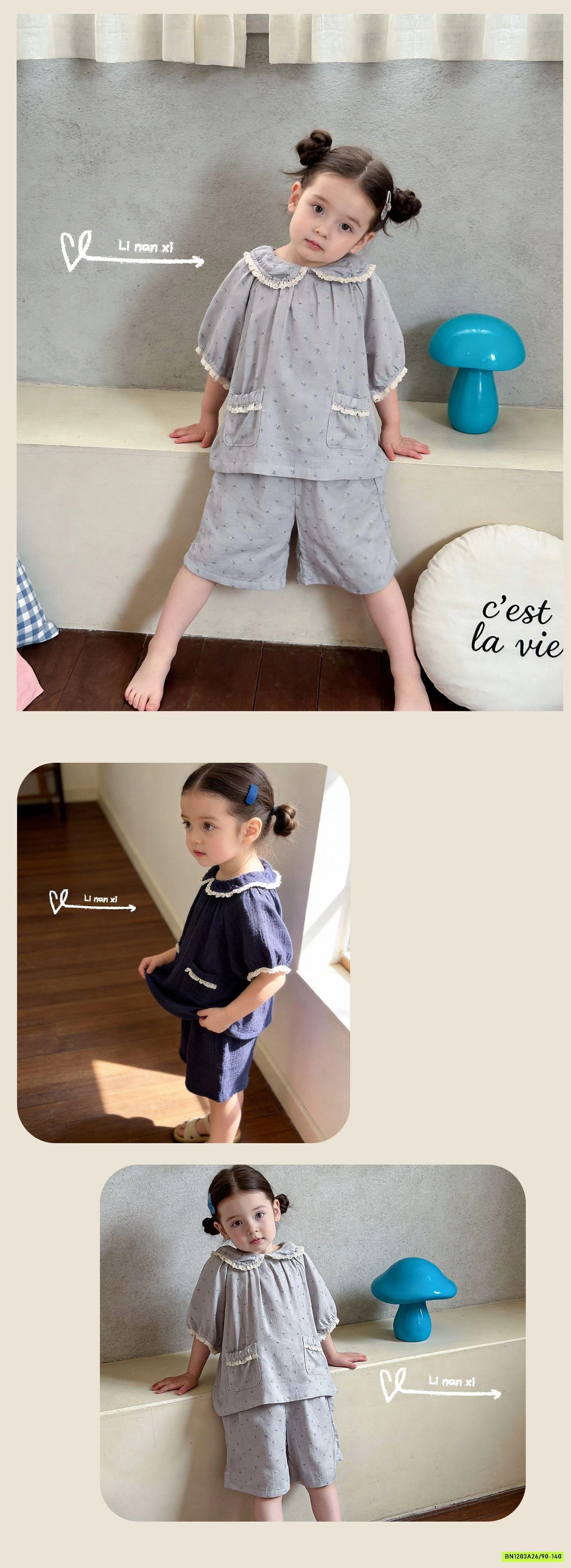 SÉT XÔ ĐŨI CỔ SEN VIỀN REN 87012 LINANXI