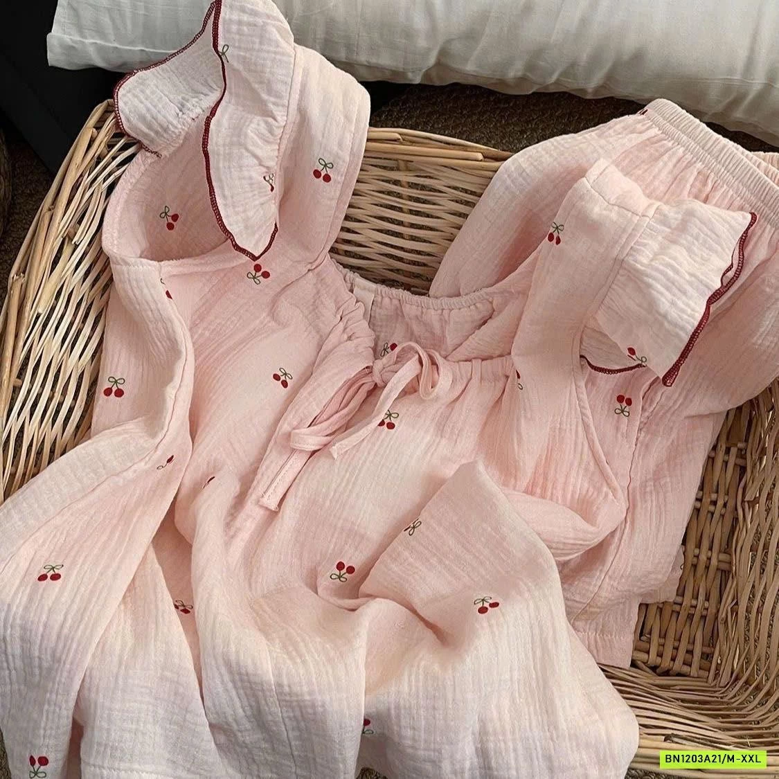 BỘ NGỦ HỒNG CHERRY