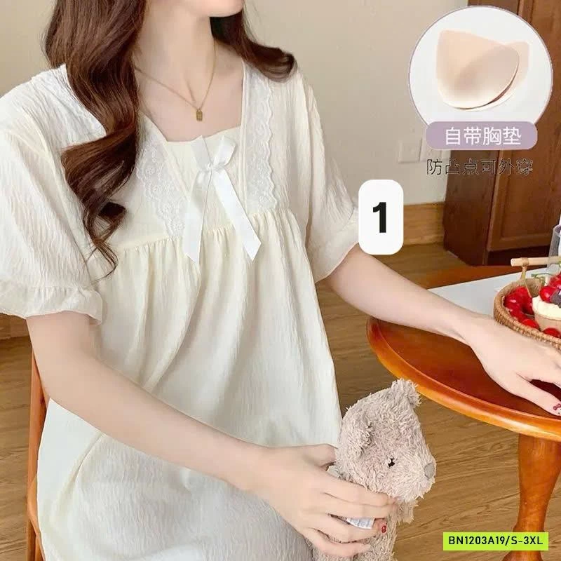 VÁY NGỦ BABYDOLL CÓ ĐỆM NGỰC