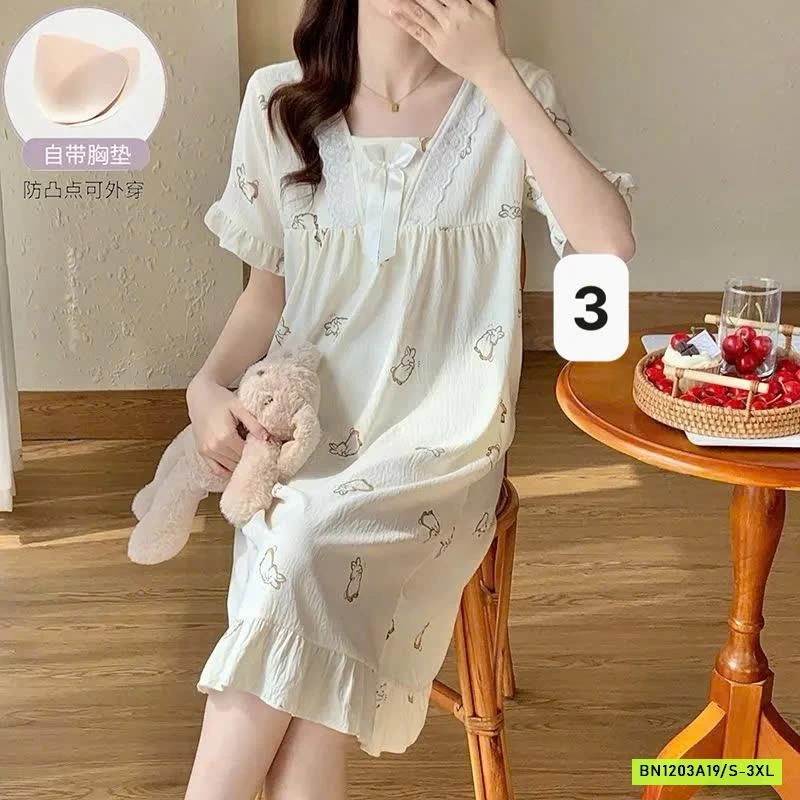 VÁY NGỦ BABYDOLL CÓ ĐỆM NGỰC