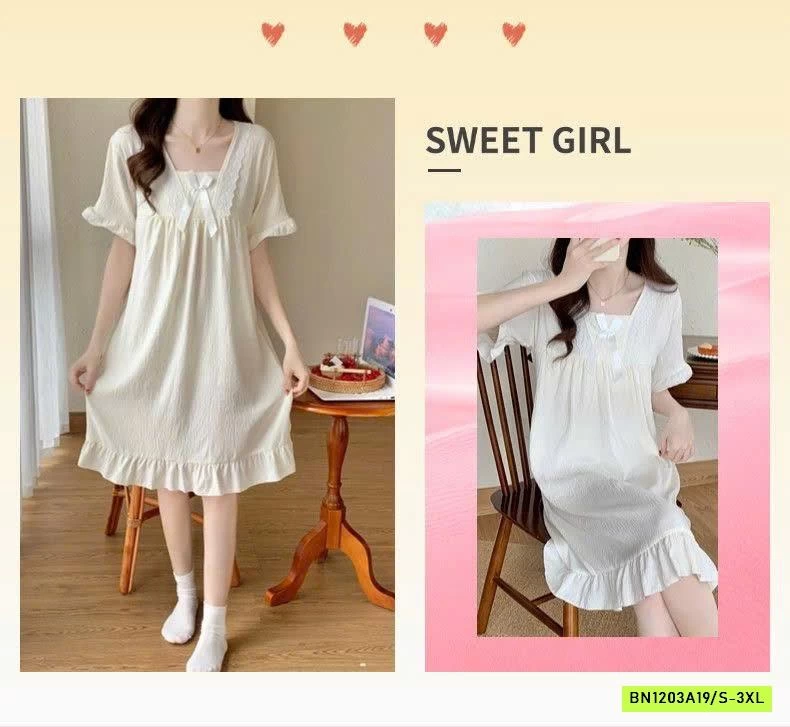VÁY NGỦ BABYDOLL CÓ ĐỆM NGỰC