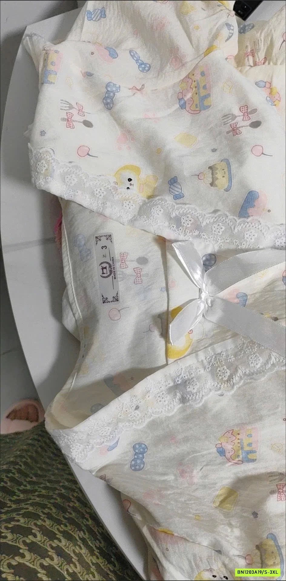 VÁY NGỦ BABYDOLL CÓ ĐỆM NGỰC