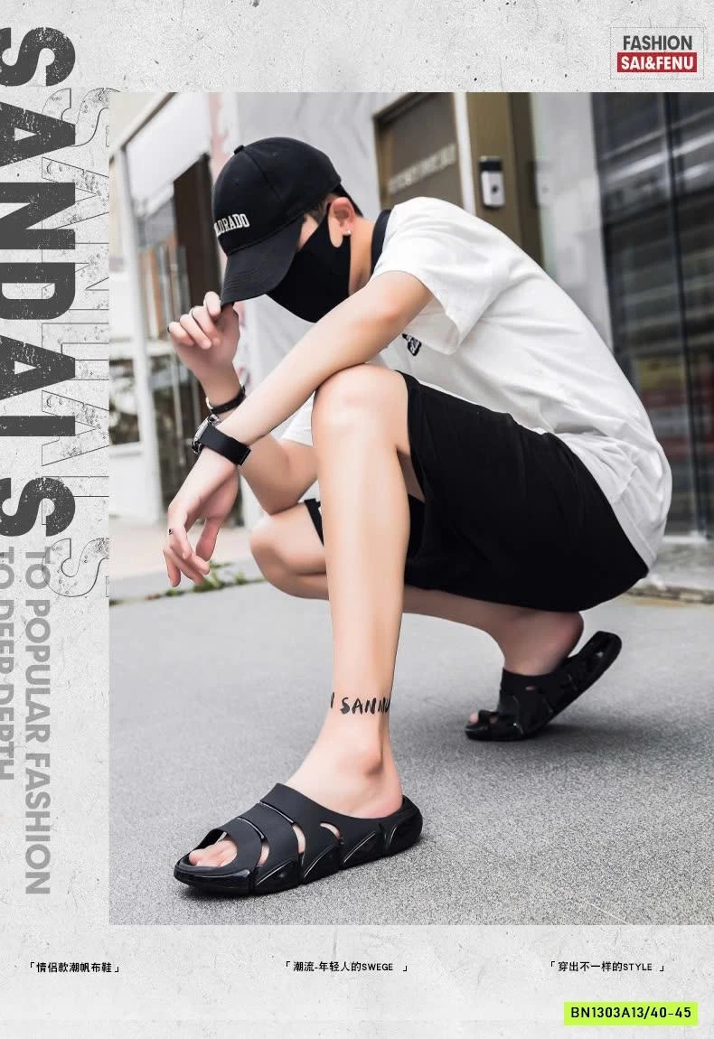 DÉP SLIDE THỂ THAO FORM NAM CÁ TÍNH