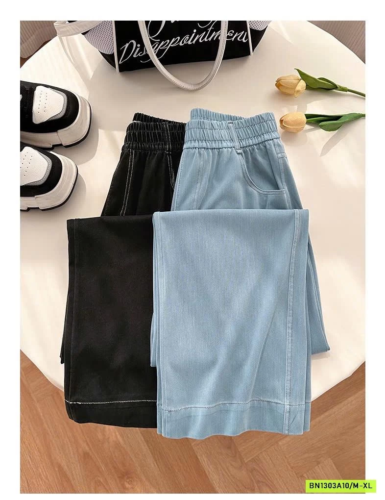 QUẦN DENIM GIẤY SUÔNG