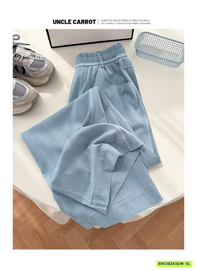 QUẦN DENIM GIẤY SUÔNG