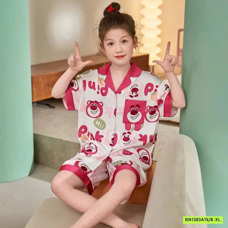 BỘ PIJAMA CHO BÉ GÁI SZ ĐẠI