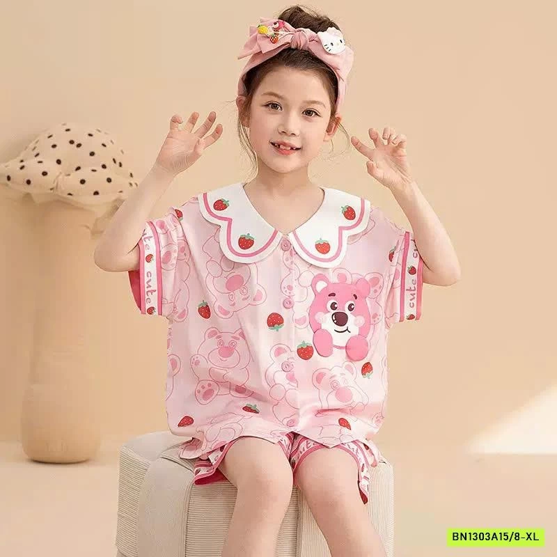 BỘ PIJAMA CHO BÉ GÁI SZ ĐẠI
