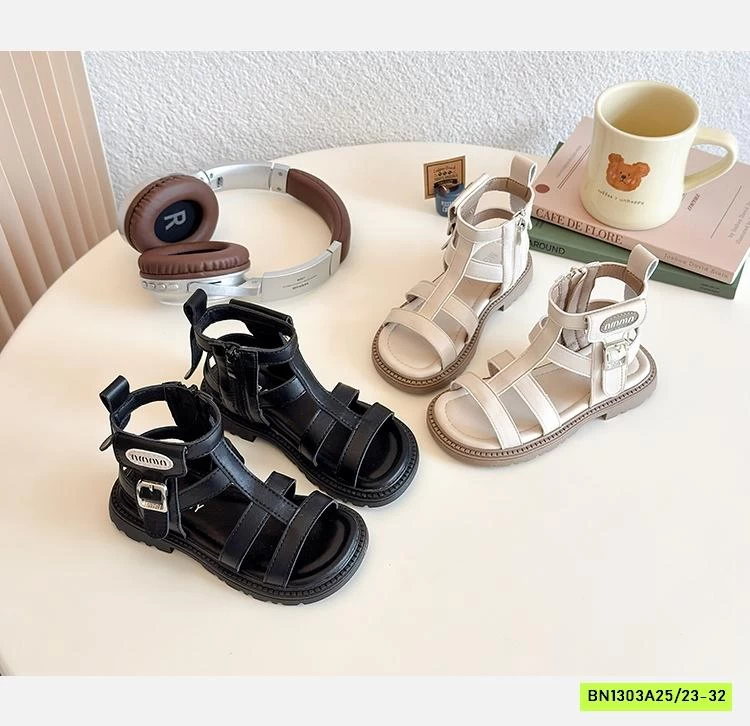 SANDAL CHIẾN BINH CỔ THẤP KHUY BÊN