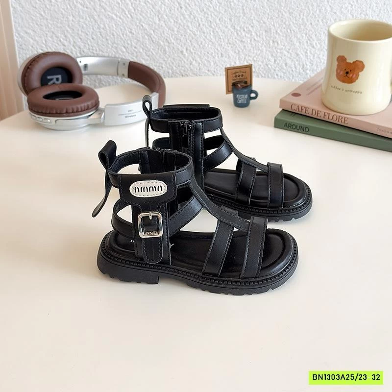 SANDAL CHIẾN BINH CỔ THẤP KHUY BÊN