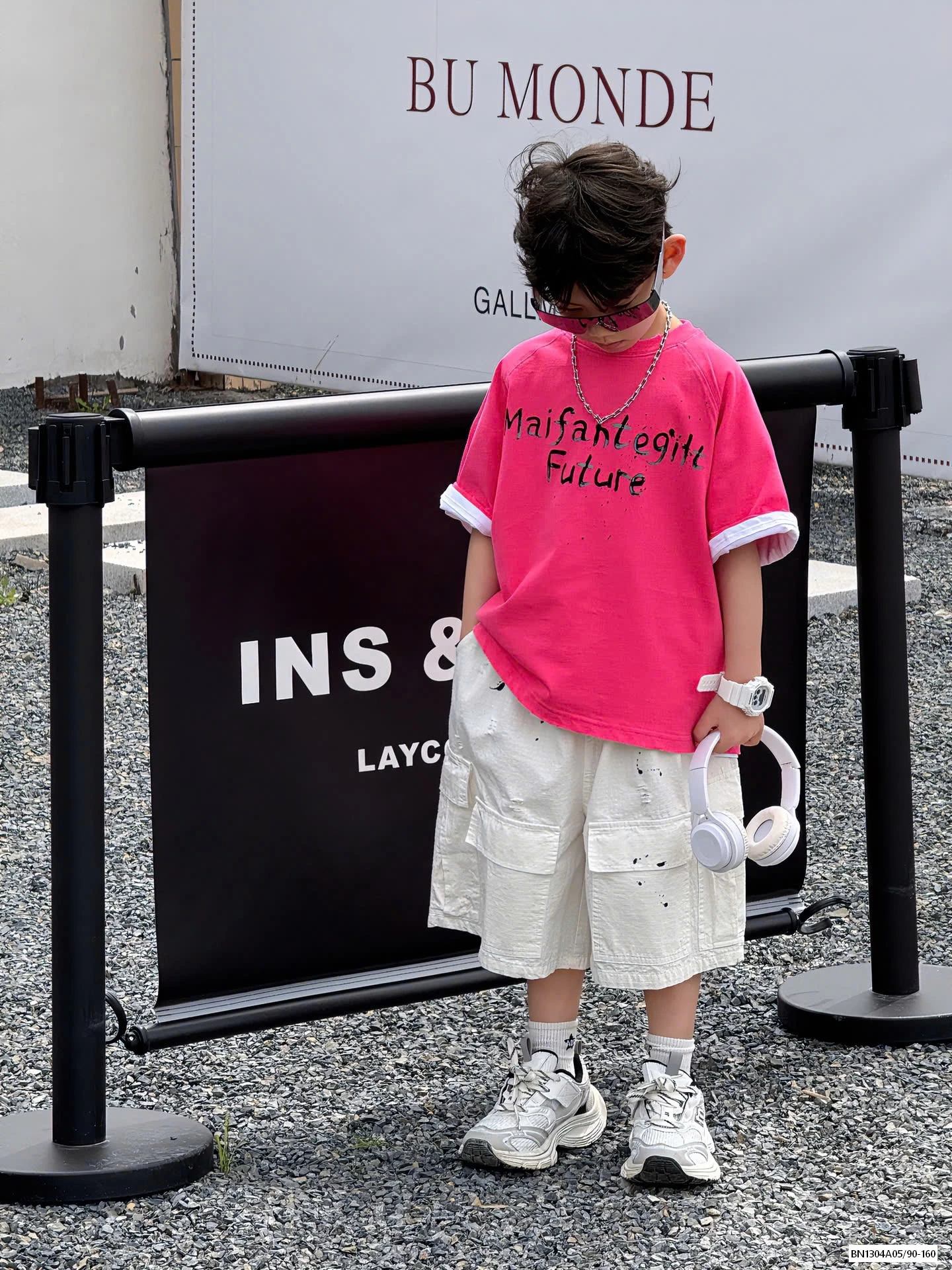 ÁO THUN HỒNG CHỮ NỔI TAIRU