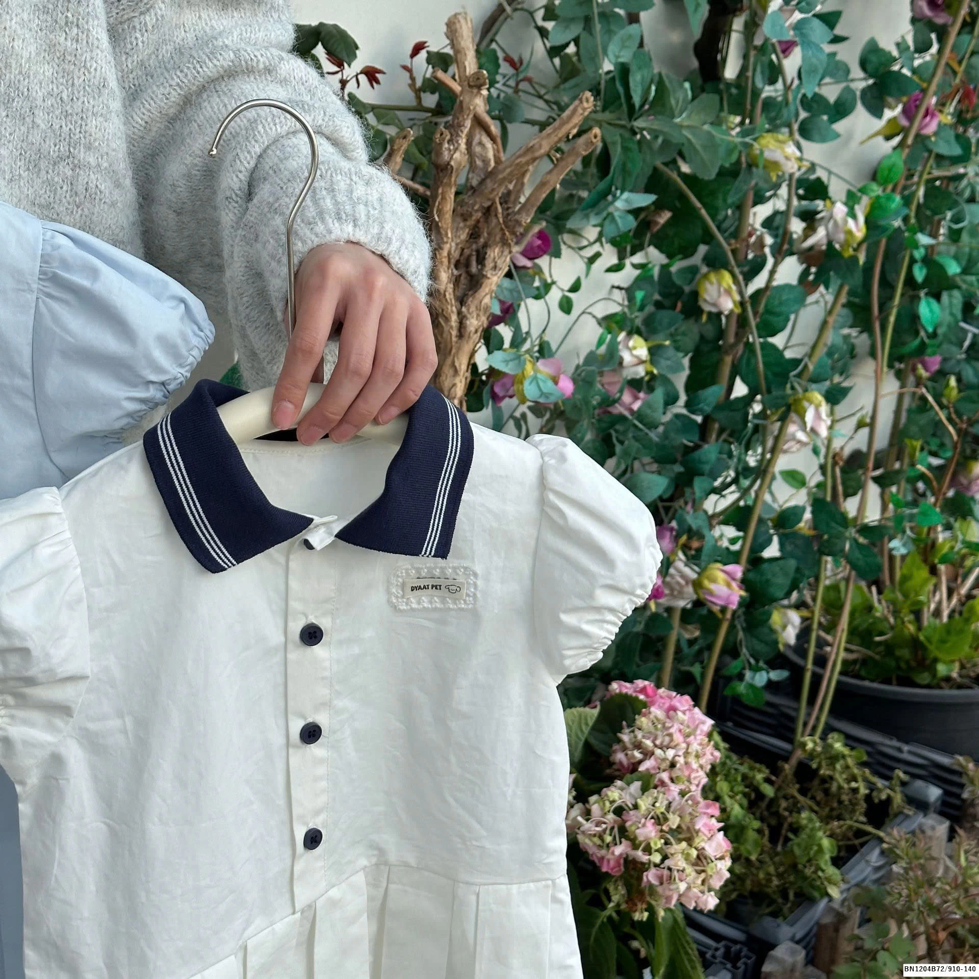 VÁY THÔ HỌC SINH XẾP LY