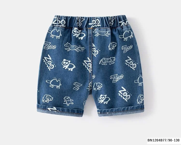 QUẦN SOOC JEAN BÉ TRAI IN HÌNH