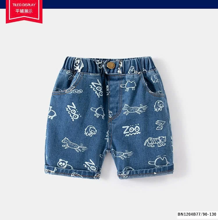 QUẦN SOOC JEAN BÉ TRAI IN HÌNH