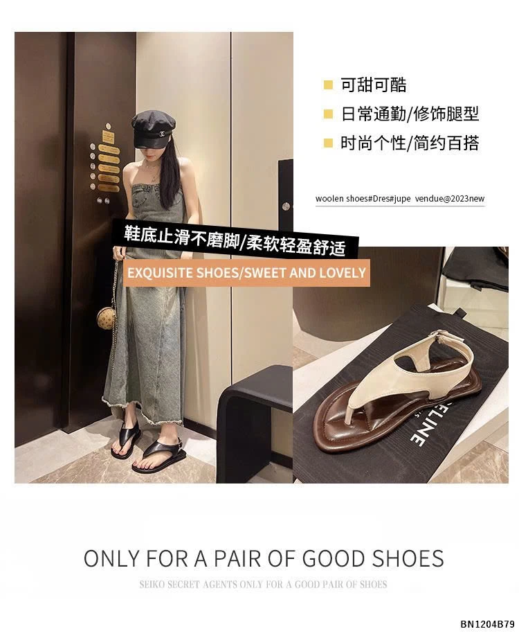 SANDAL XỎ NGÓN QUAI BẢN TO CHO NỮ
