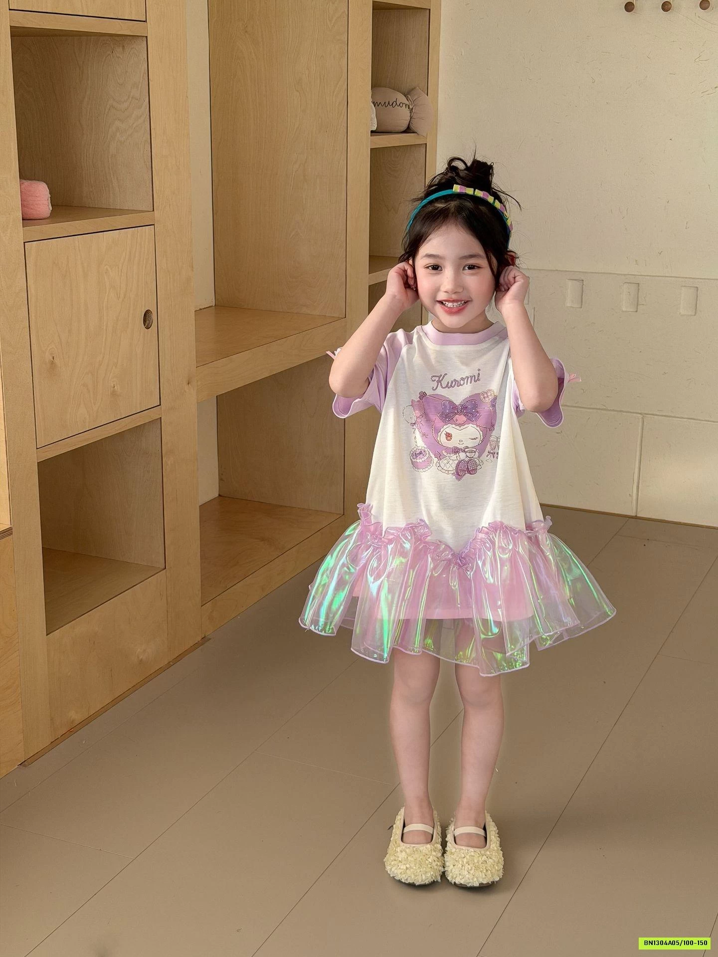 ĐẦM HOẠT HÌNH LAMITTO VIỀN REN