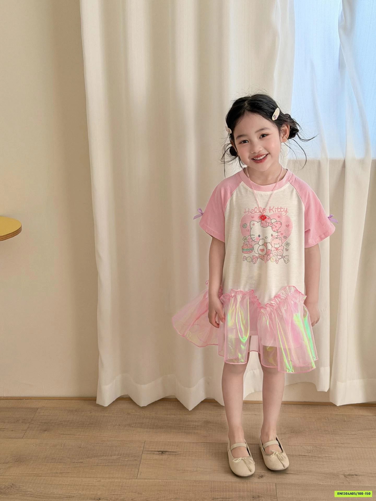 ĐẦM HOẠT HÌNH LAMITTO VIỀN REN