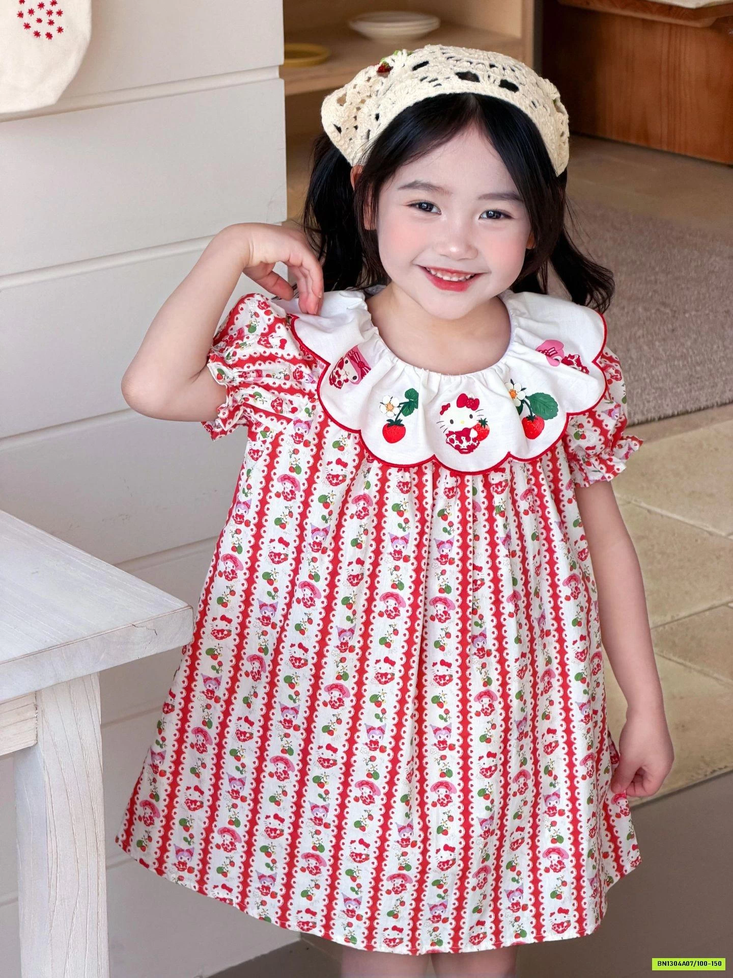 ĐẦM SUÔNG HOẠT TIẾT CỔ THÊU LAMITTO