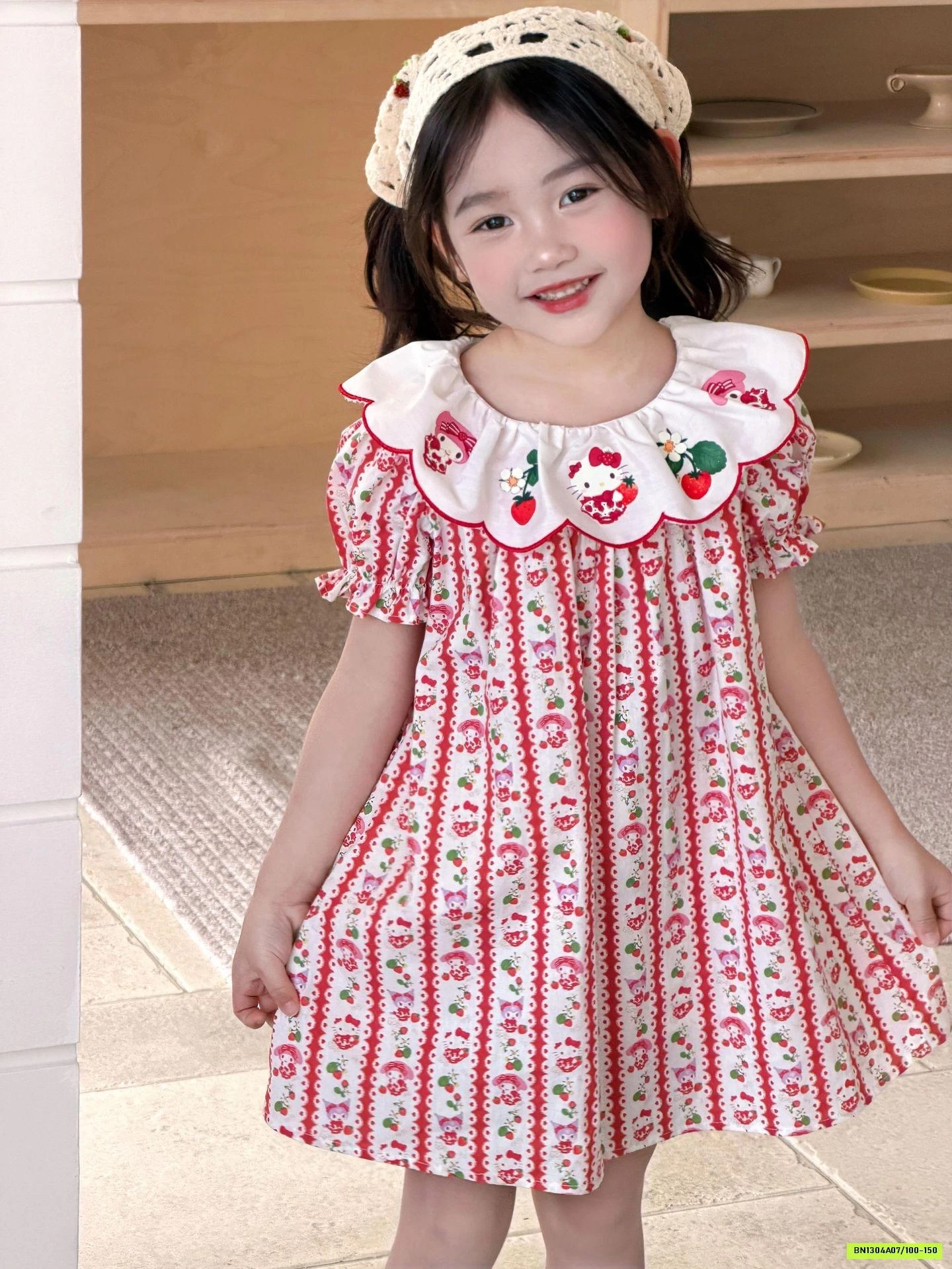 ĐẦM SUÔNG HOẠT TIẾT CỔ THÊU LAMITTO