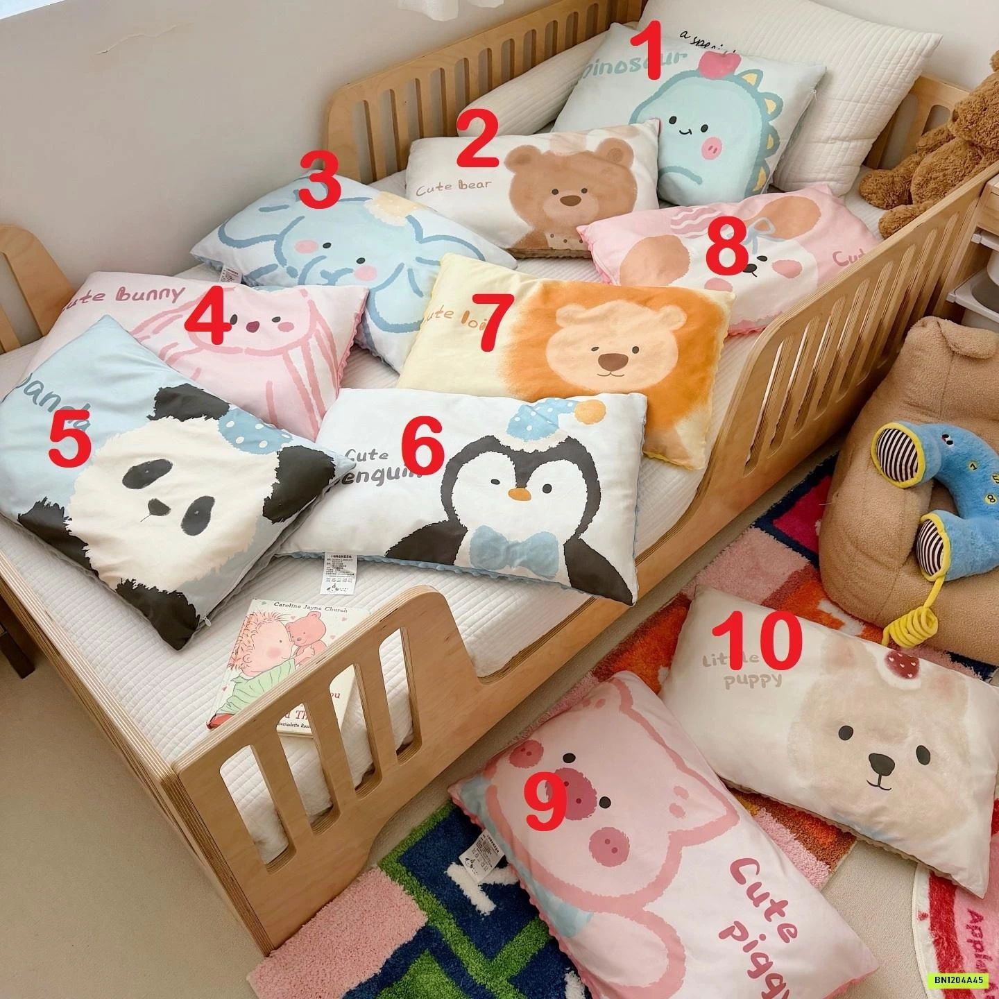 GỐI BÔNG NHUNG CHO BÉ