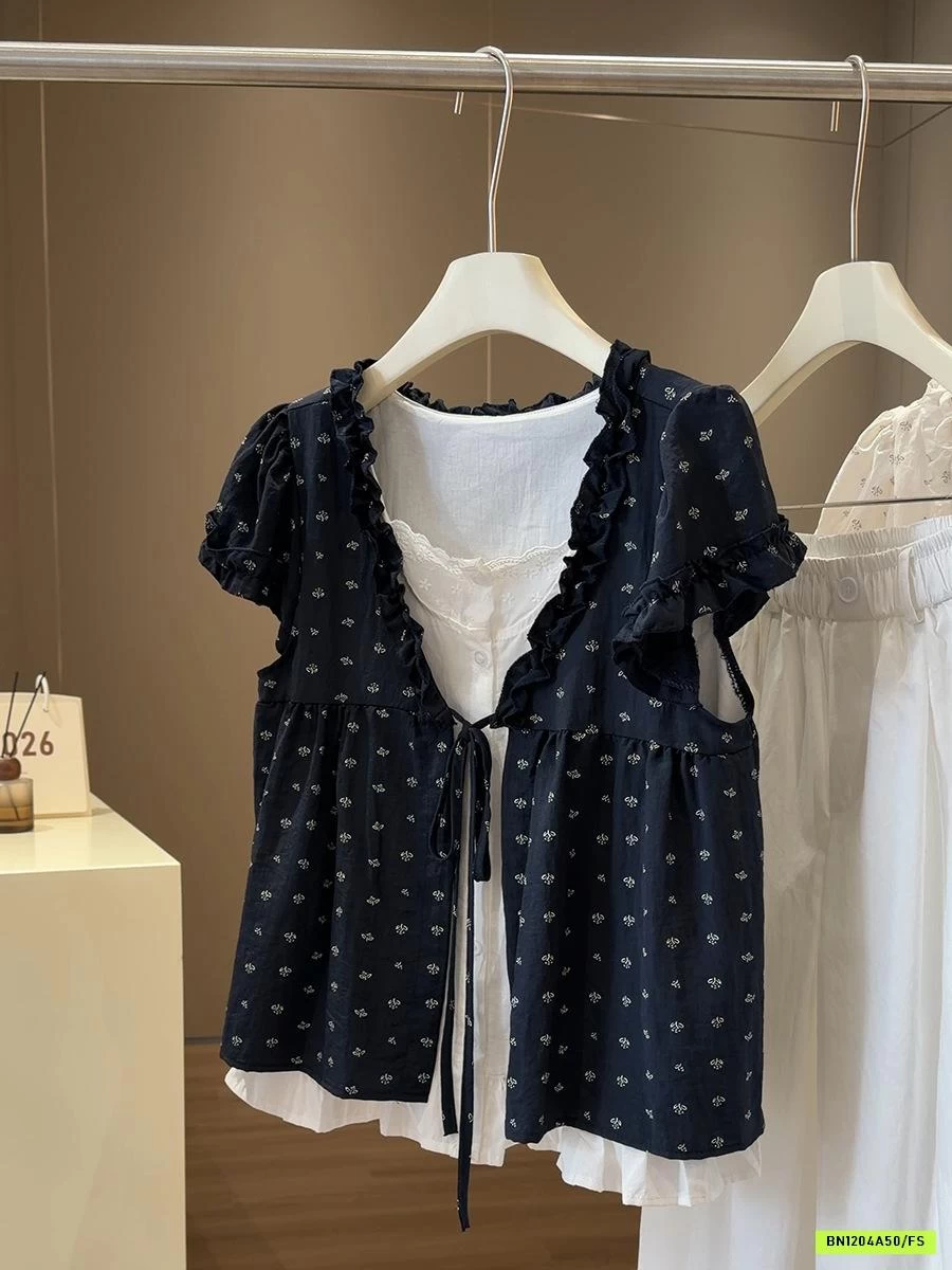 SET ÁO BÈO HOA NHÍ ANNA