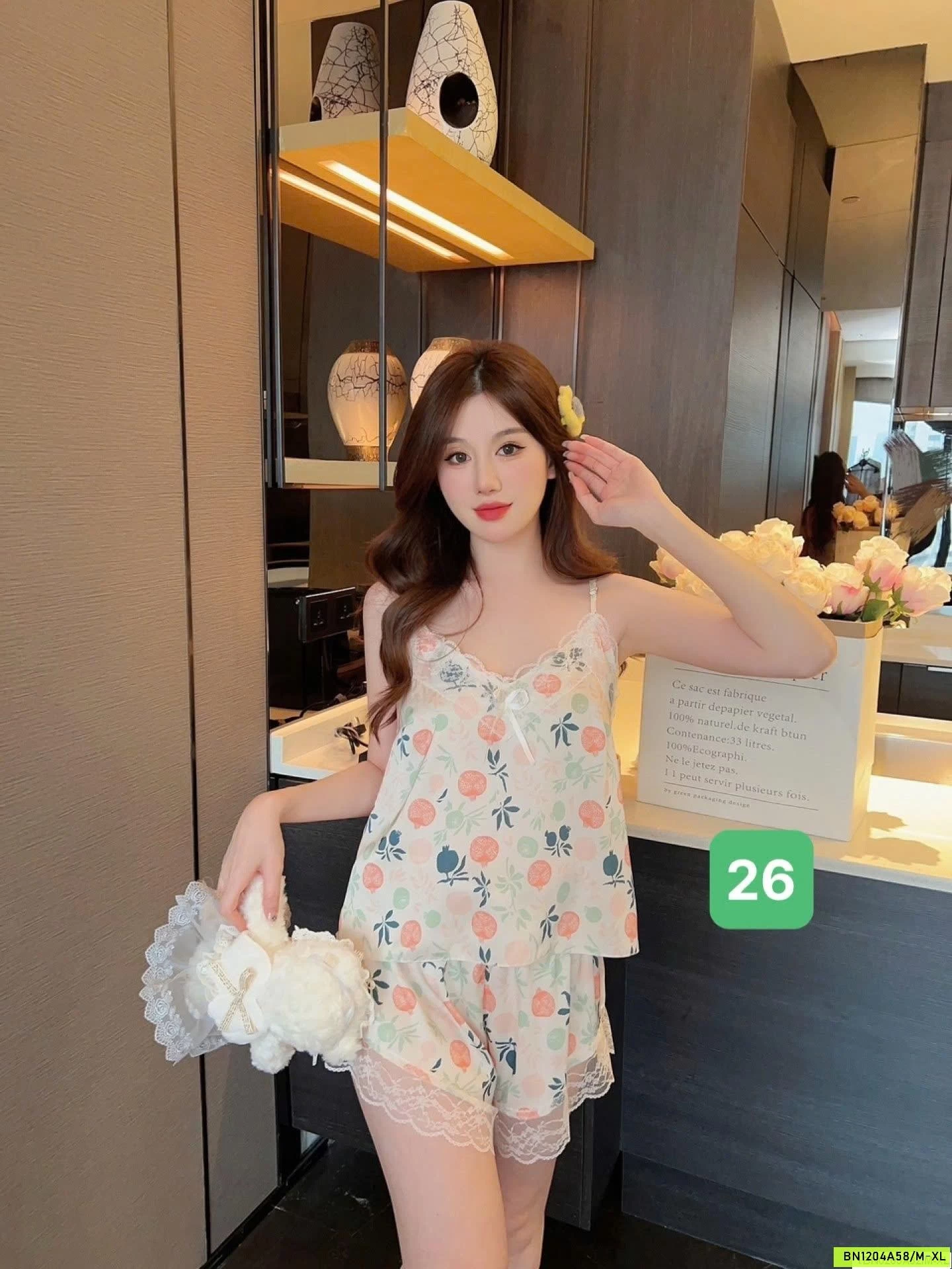 BỘ NGỦ LỤA 2 DÂY VIỀN REN