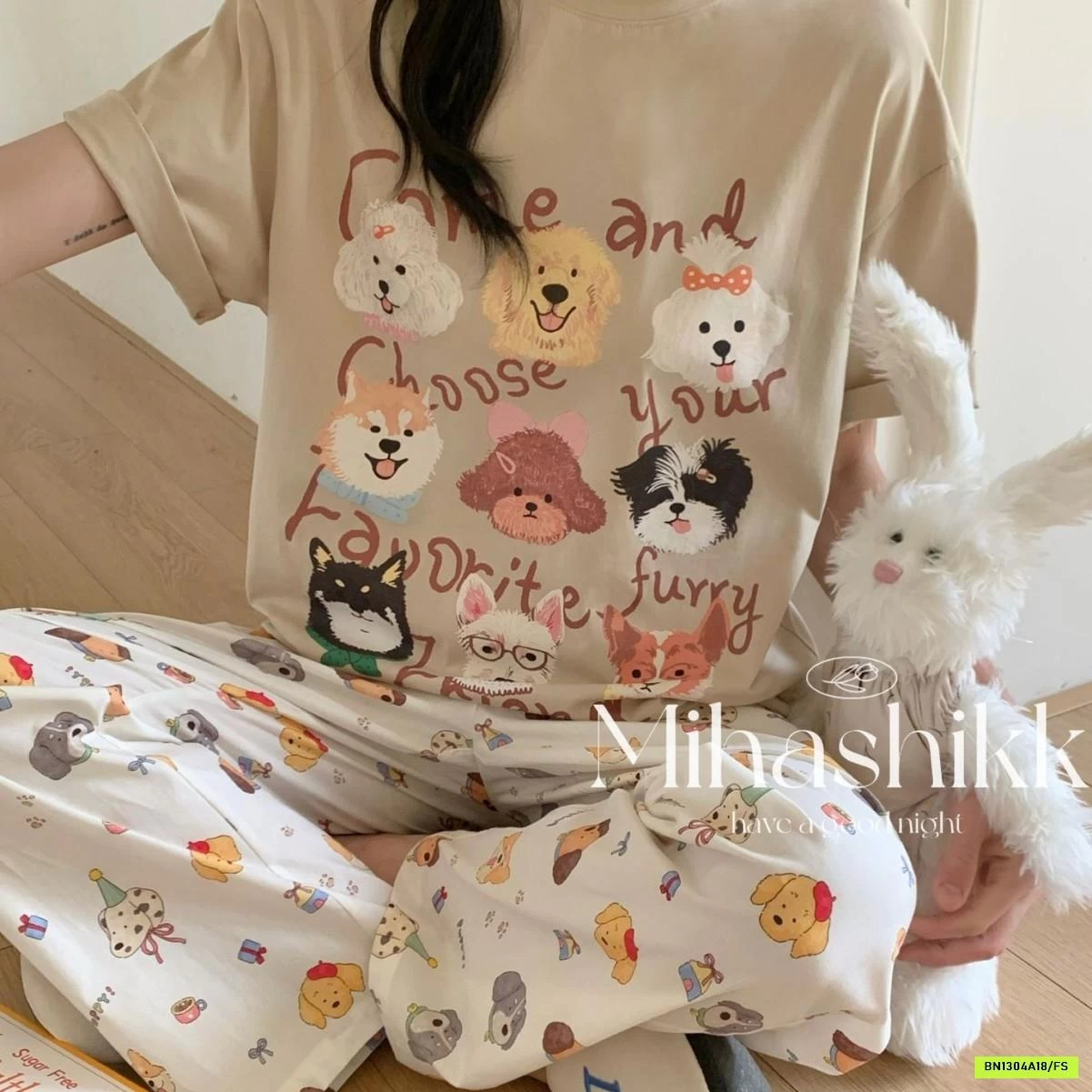 ÁO IN THÚ CƯNG MIX QUẦN ĐŨI