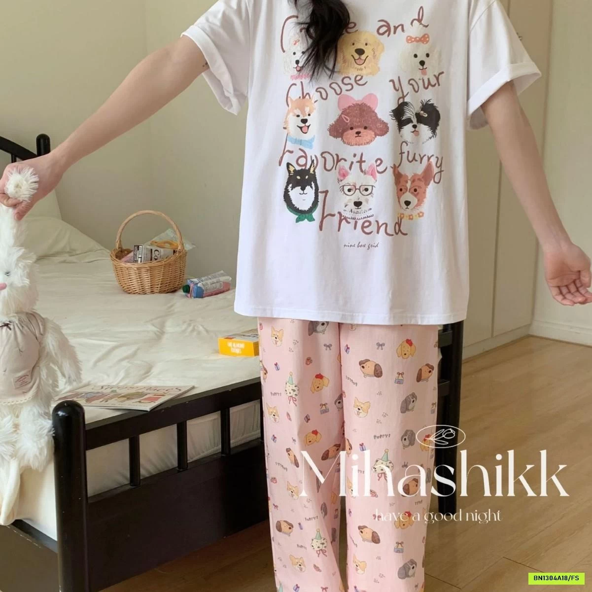 ÁO IN THÚ CƯNG MIX QUẦN ĐŨI