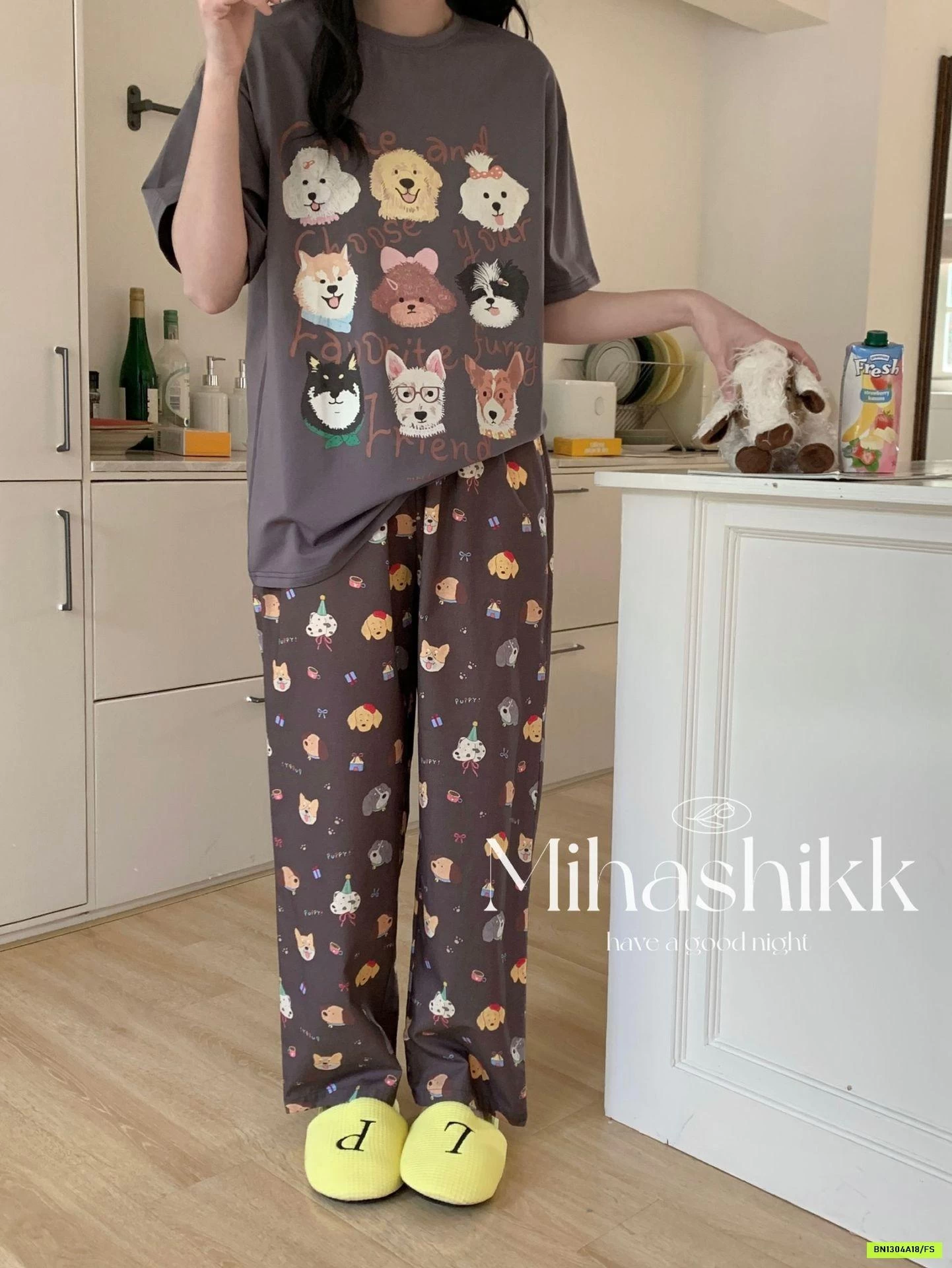 ÁO IN THÚ CƯNG MIX QUẦN ĐŨI