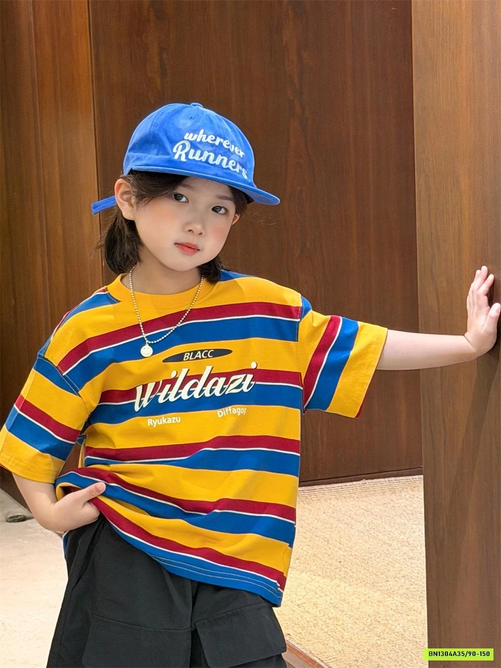 ÁO THUN KẺ VÀNG XANH XDJ