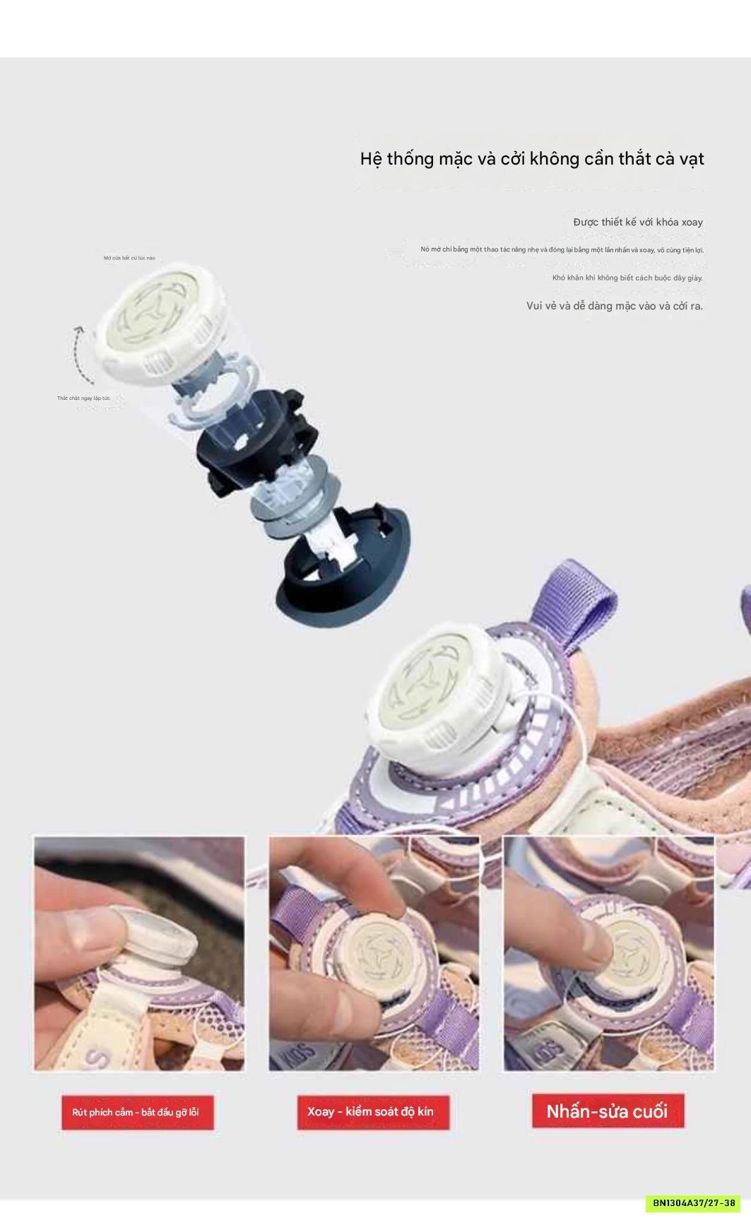 SANDAL LƯỚI THỂ THAO BỊT MÕM