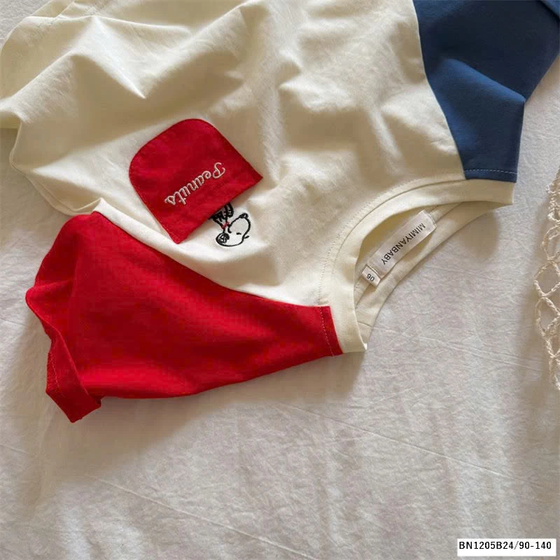 ÁO THUN PHỐI MÀU TAY MMY  70218