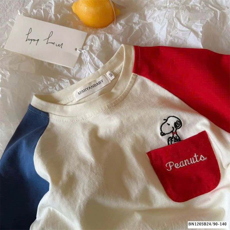 ÁO THUN PHỐI MÀU TAY MMY  70218