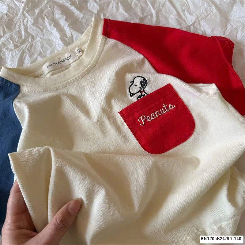 ÁO THUN PHỐI MÀU TAY MMY  70218