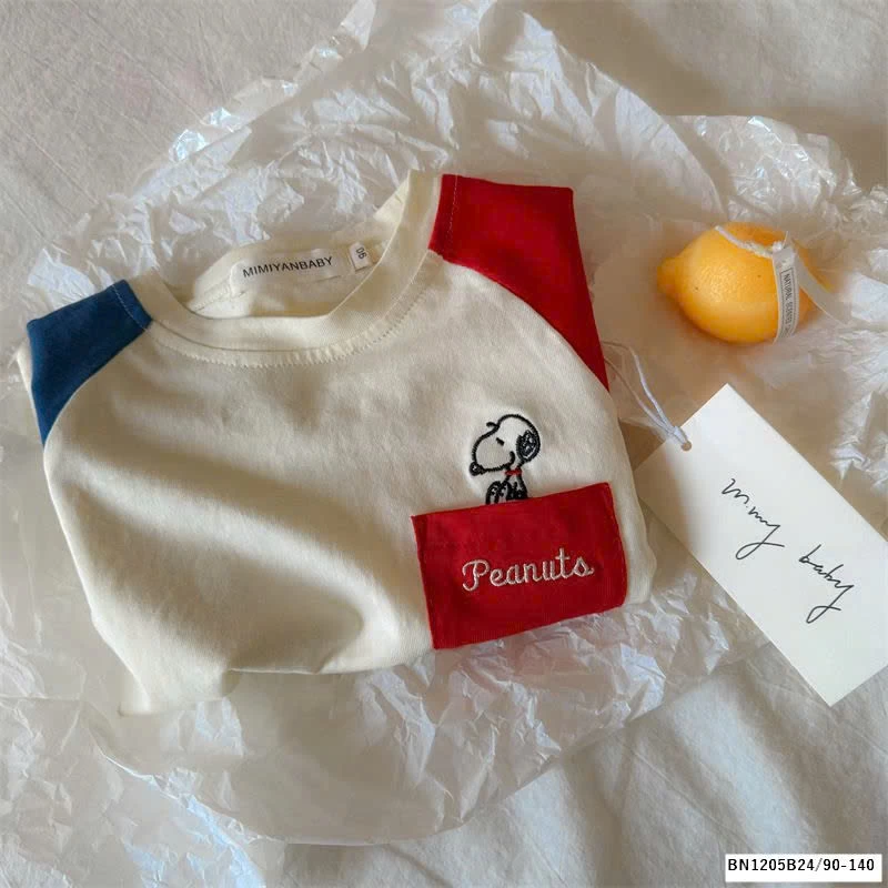 ÁO THUN PHỐI MÀU TAY MMY  70218