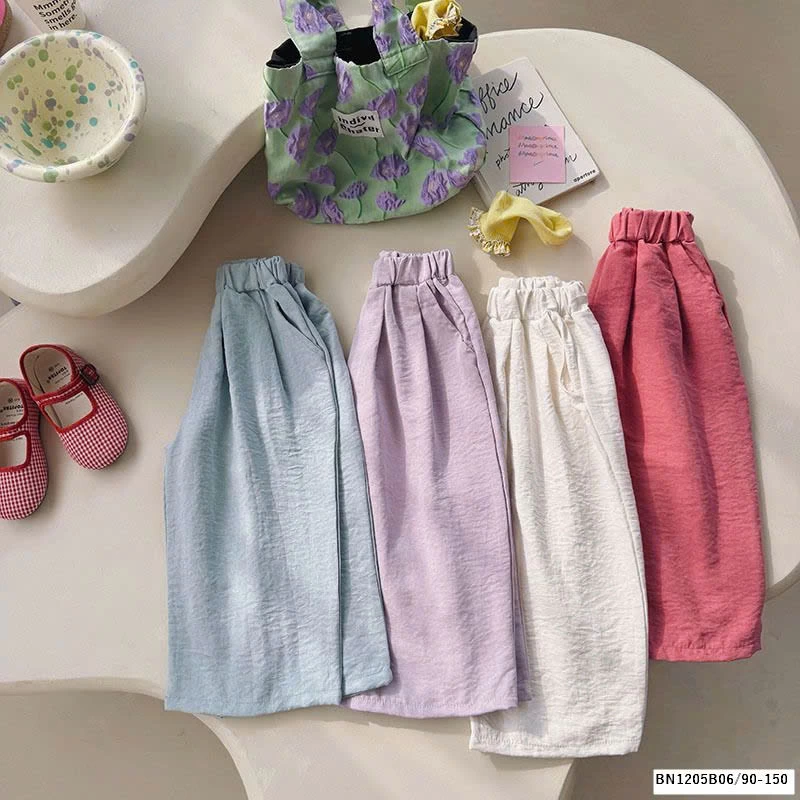 QUẦN SUÔNG THÔ TRƠN MÀU