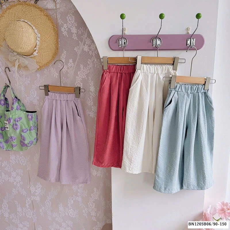 QUẦN SUÔNG THÔ TRƠN MÀU