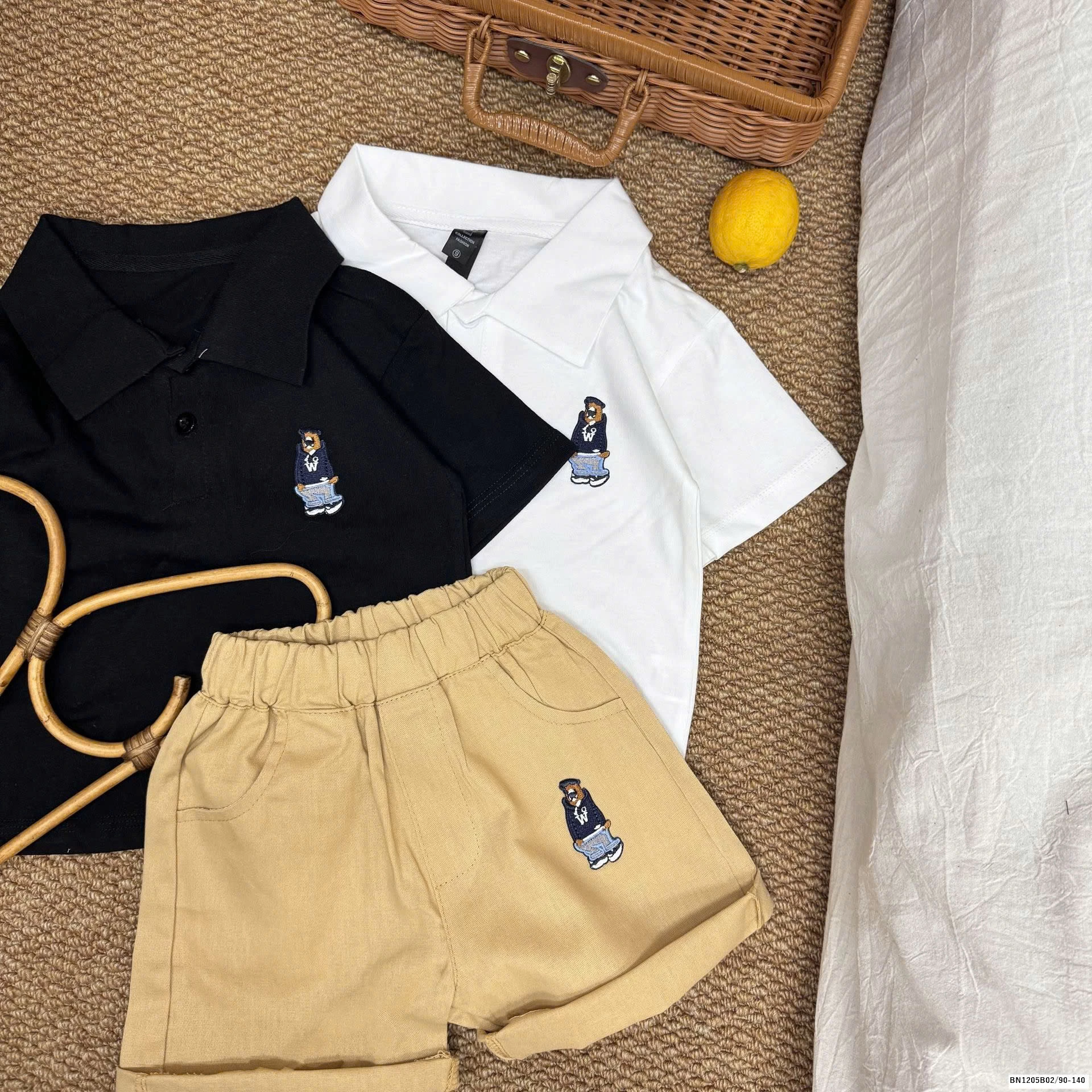 QUẦN SHORT GẤU CẠP CHUN BT