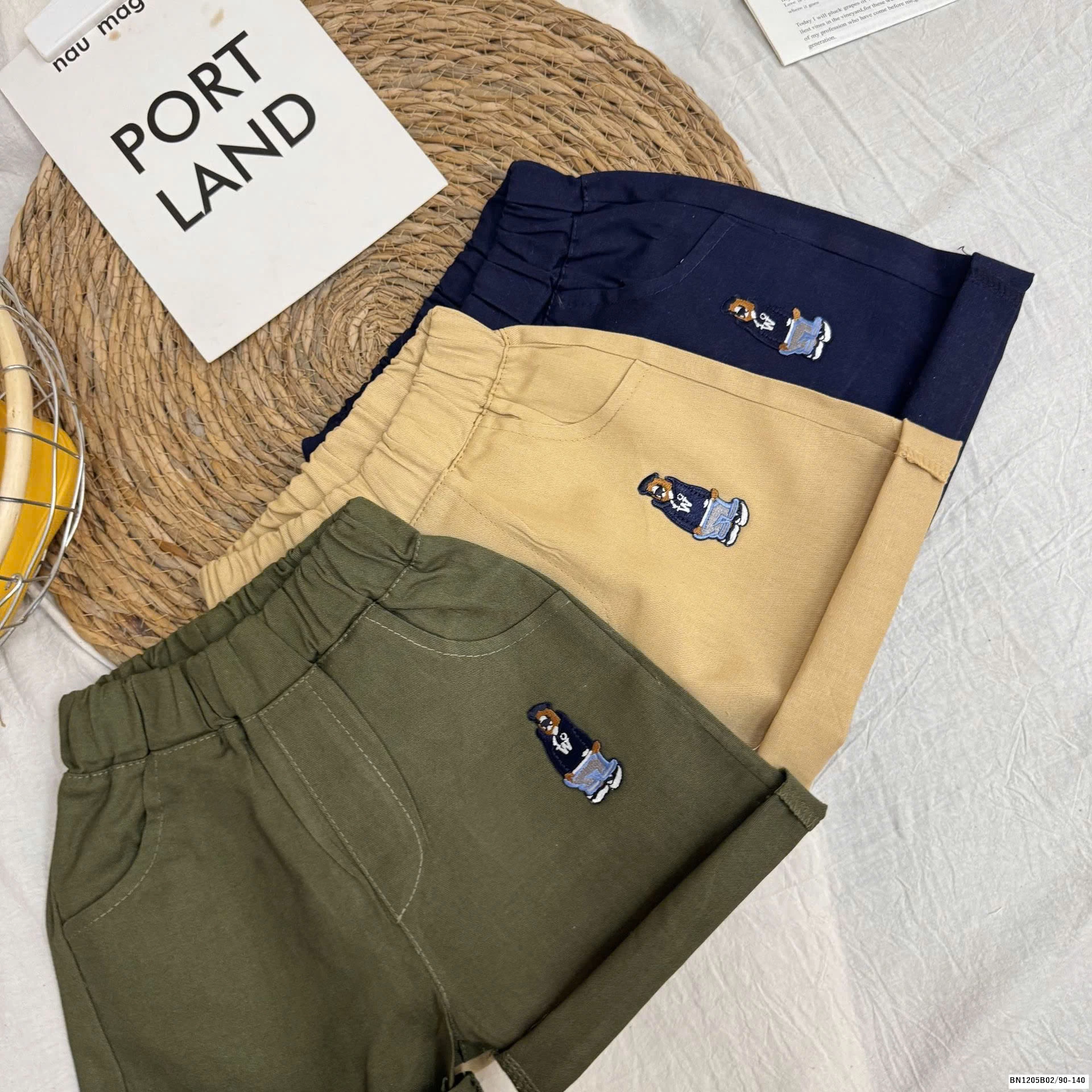 QUẦN SHORT GẤU CẠP CHUN BT