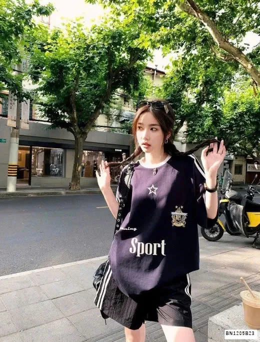 Áo thun sport tay kẻ WGWE